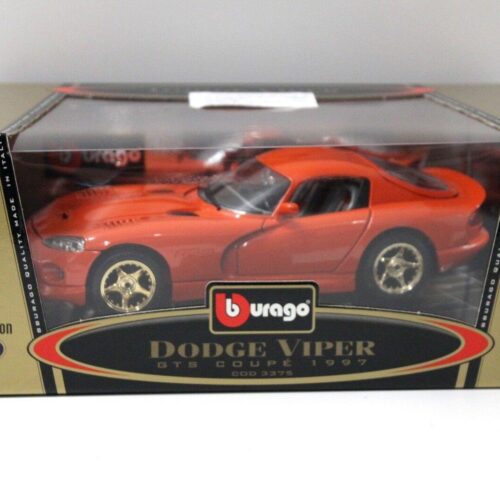 1:18 Bburago Dodge Viper GTS Coupe orange "W.Detert" - Image 4