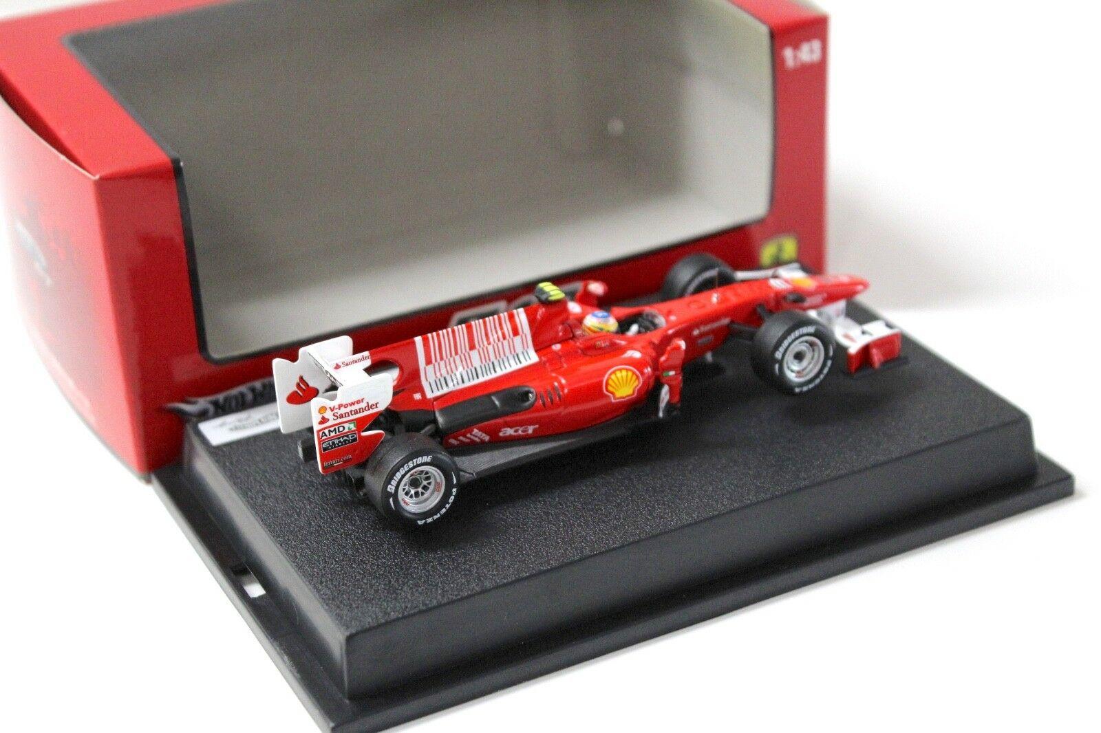 1:43 Hot Wheels Ferrari F10 F.Alonso BAHRAIN GP