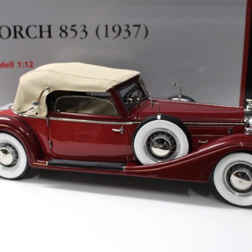 1:12 CMC Horch 853 dark red/ red 1937 – C-002 – Premium-Modelcars