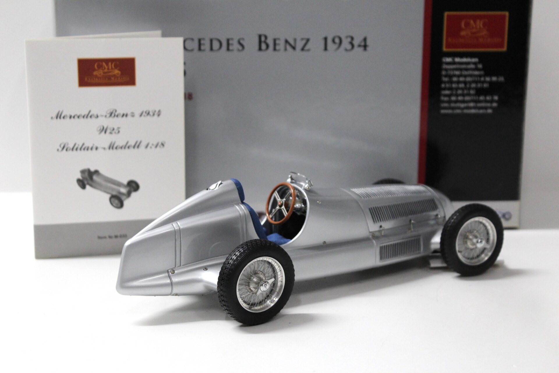 1:18 CMC Mercedes W25 Der erste Silberpfeil 1934