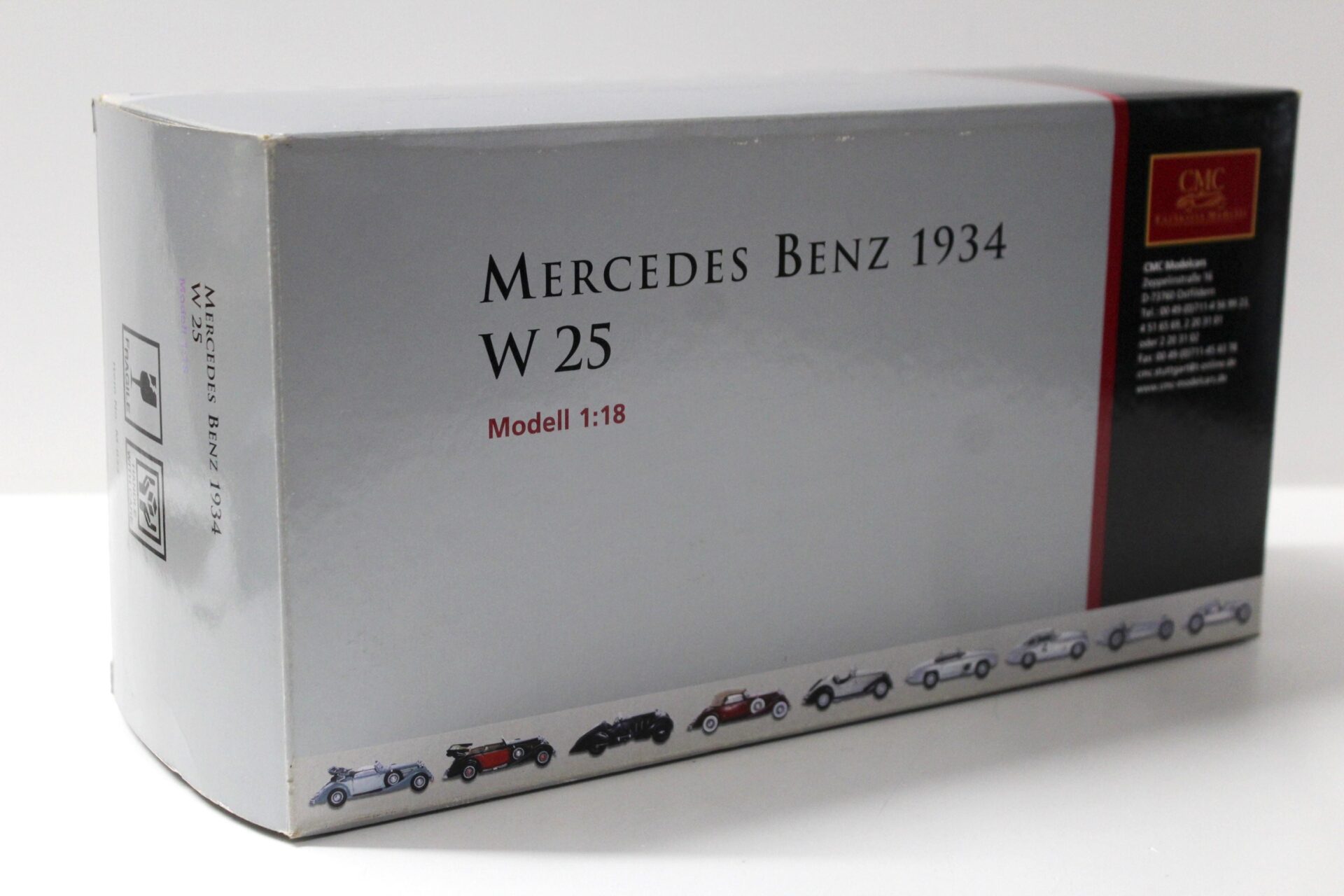 1:18 CMC Mercedes W25 Der erste Silberpfeil 1934