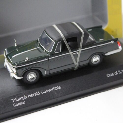 1:43 Vanguards Triumph Herald Convertible with Top Conifer dark green