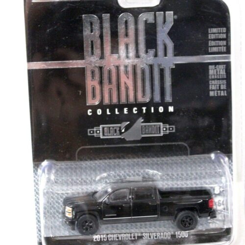 1:64 Greenlight Chevrolet Silverado 1500 *BLACK BANDIT*