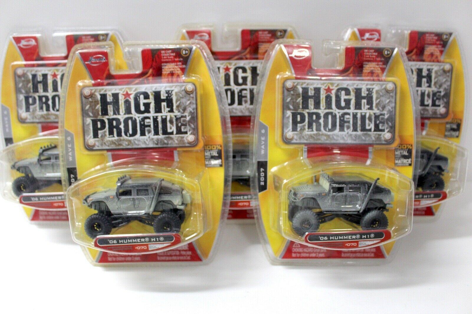 1:64 JADA Toys Hummer H1 MUDDY grey 5 pcs. SET