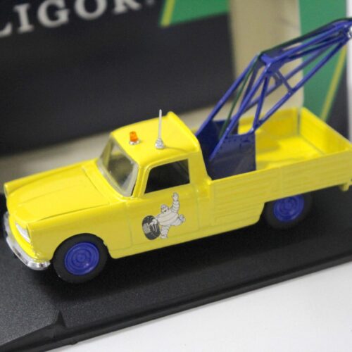 1:43 Eligor Peugeot 404 Pick-Up MICHELIN Abschleppwagen yellow