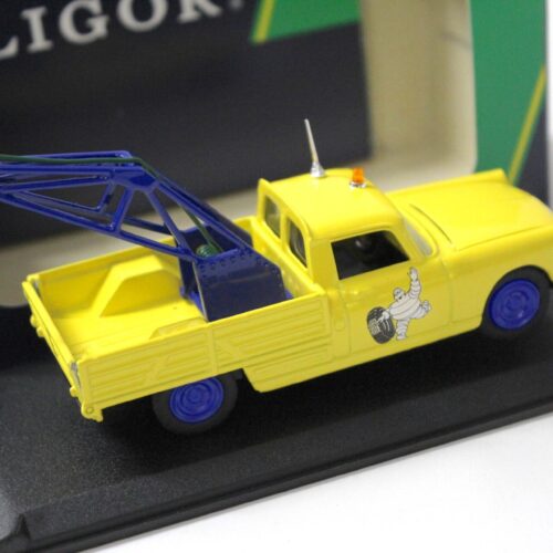 1:43 Eligor Peugeot 404 Pick-Up MICHELIN Abschleppwagen yellow