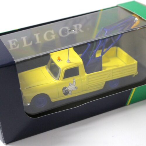 1:43 Eligor Peugeot 404 Pick-Up MICHELIN Abschleppwagen yellow