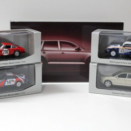 1:43 Minichamps Porsche Offroad SET 4 pcs 911, Cayenne DEALER VERSION