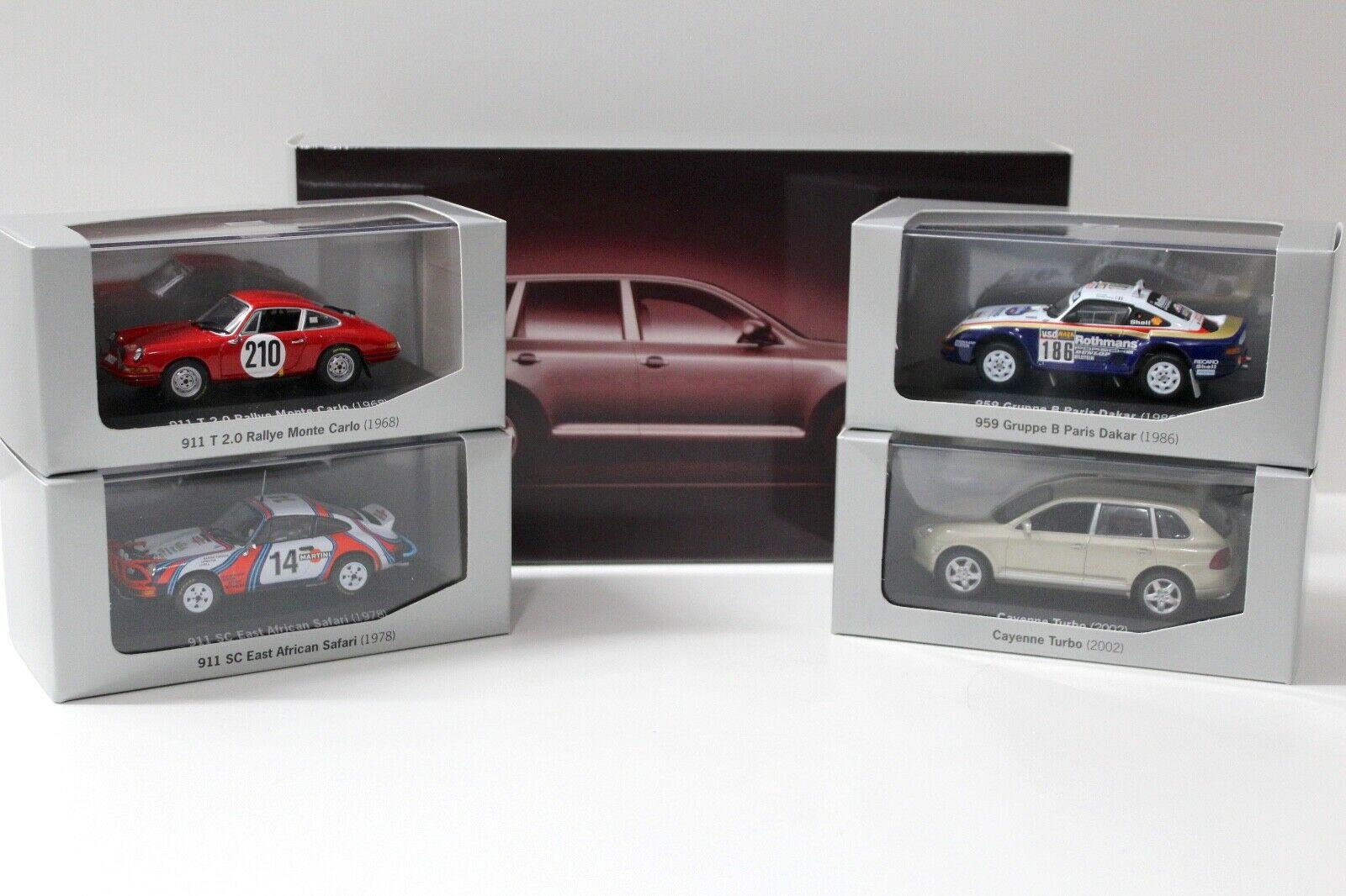 ID 47710 orig.jpg 1:43 Minichamps Porsche Offroad SET 4 pcs 911, Cayenne DEALER VERSION