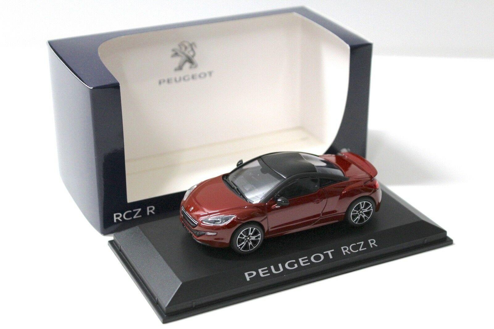 1:43 Norev Peugeot RCZ R Coupe red/black DEALER VERSION