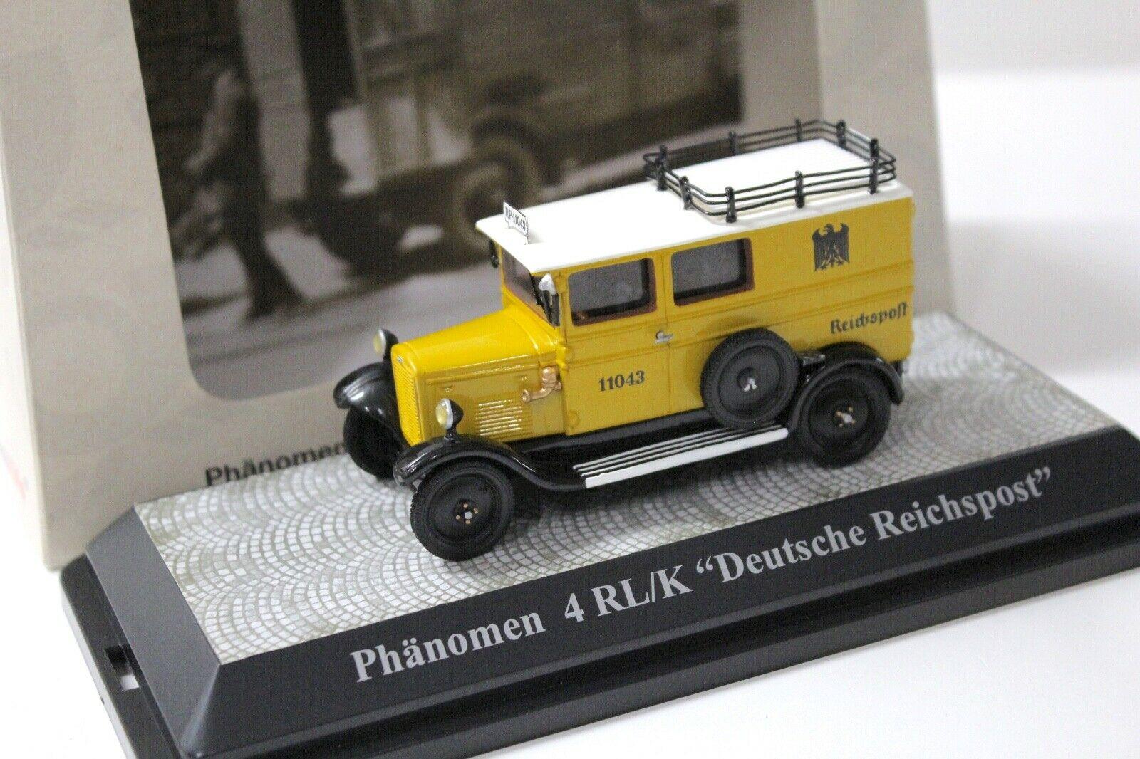 ID 47812 orig.jpg 1:43 Premium ClassiXXs Phänomen 4 RL/K "Deutsche Reichspost" yellow