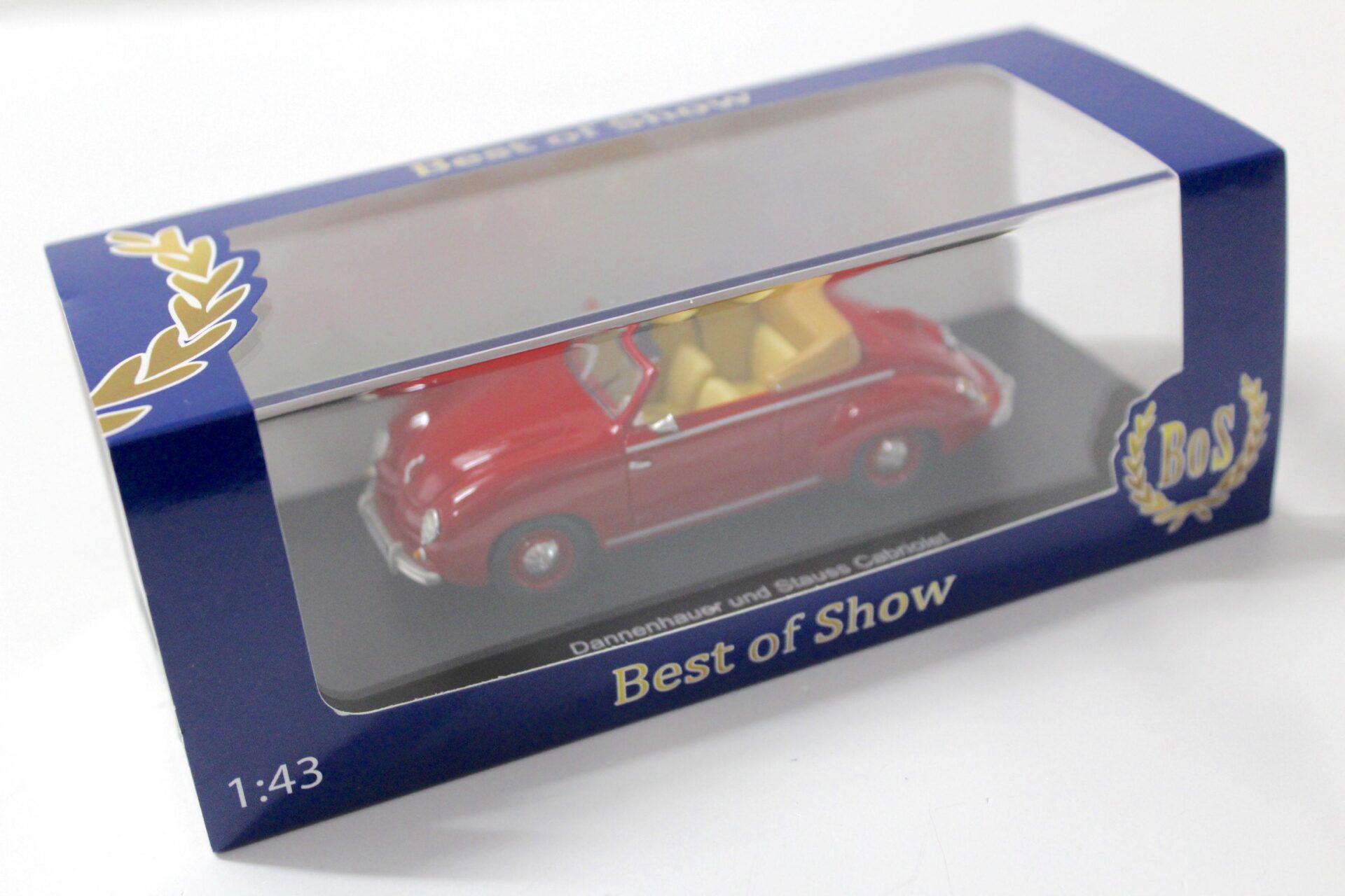 1:43 BOS Volkswagen Dannenhauer und Strauss Cabriolet red