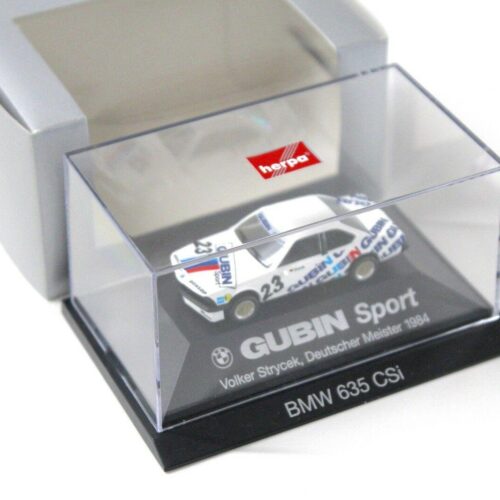 1:87 Herpa BMW 635 CSI *GUBIN SPORT* Meister 1984 #23 white