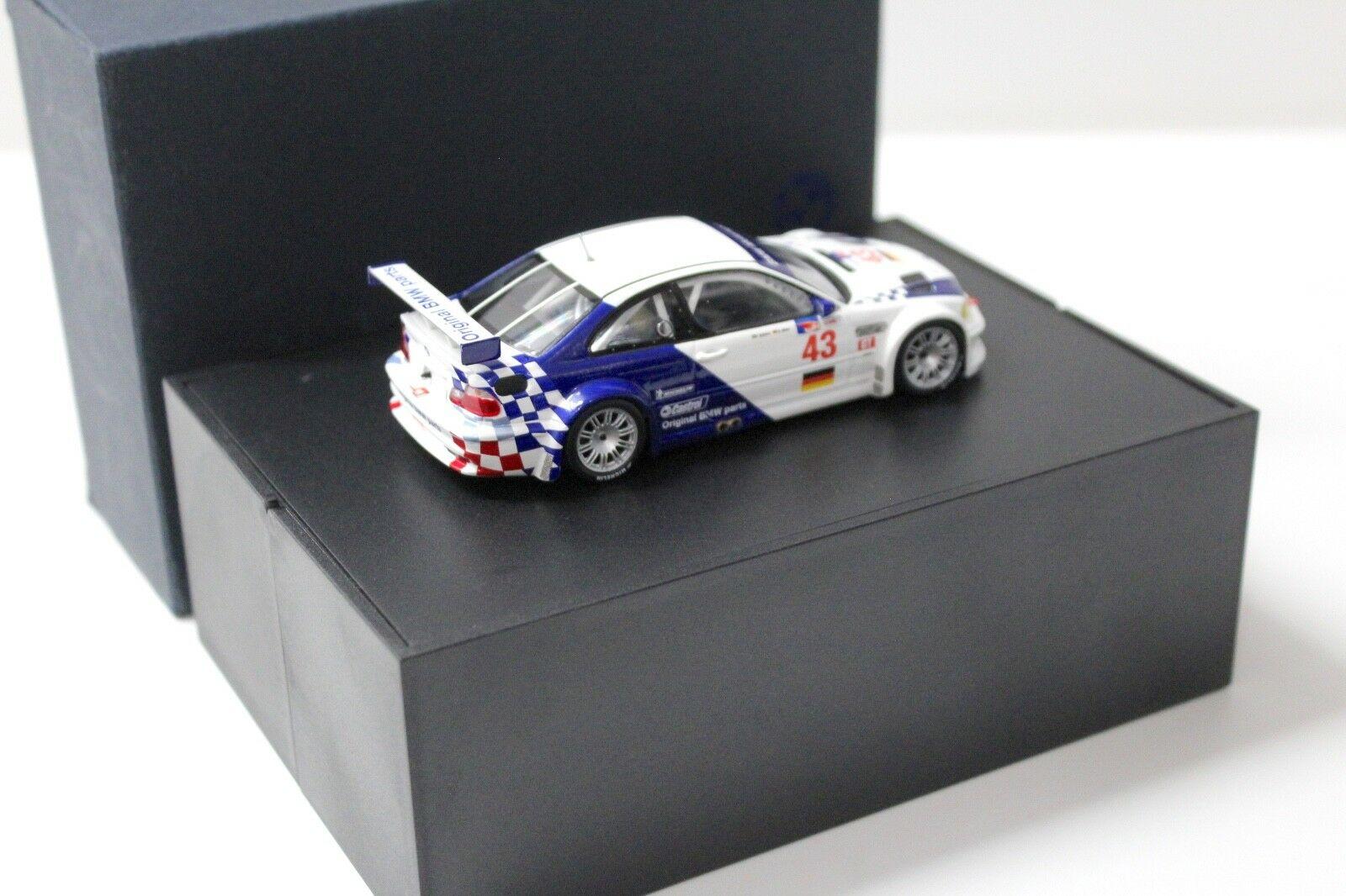 1:43 Minichamps BMW M3 GTR 2001 Müller/ Ekblom DEALER VERSION