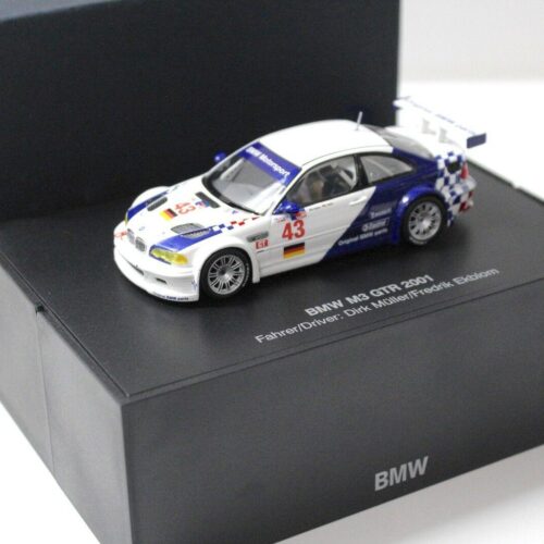 1:43 Minichamps BMW M3 GTR 2001 Müller/ Ekblom DEALER VERSION