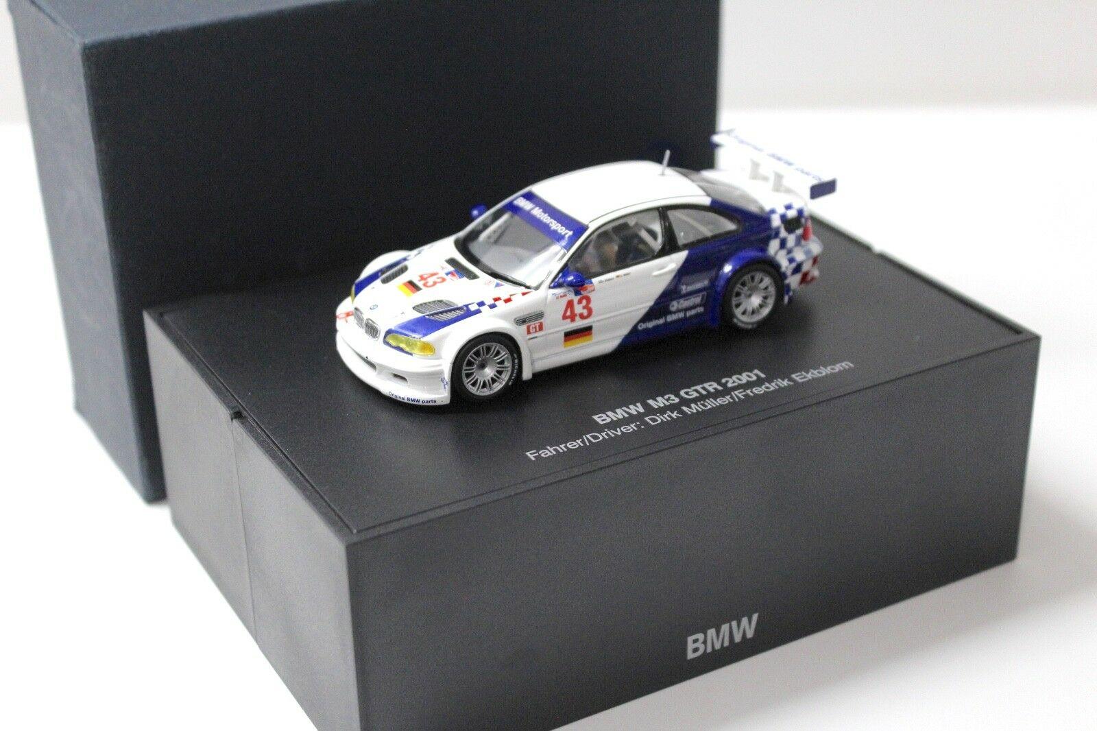 ID 48194 orig.jpg 1:43 Minichamps BMW M3 GTR 2001 Müller/ Ekblom DEALER VERSION