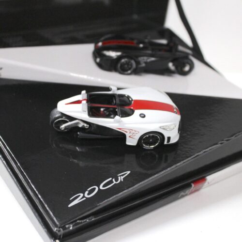1:43 Norev Peugeot 20 CUP Concept Car SET Coffret 2 pcs white/ black