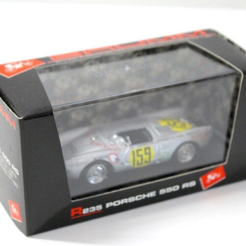 1:43 Brumm Porsche 550 RS Spyder Panamericana Mexico silver - Image 3