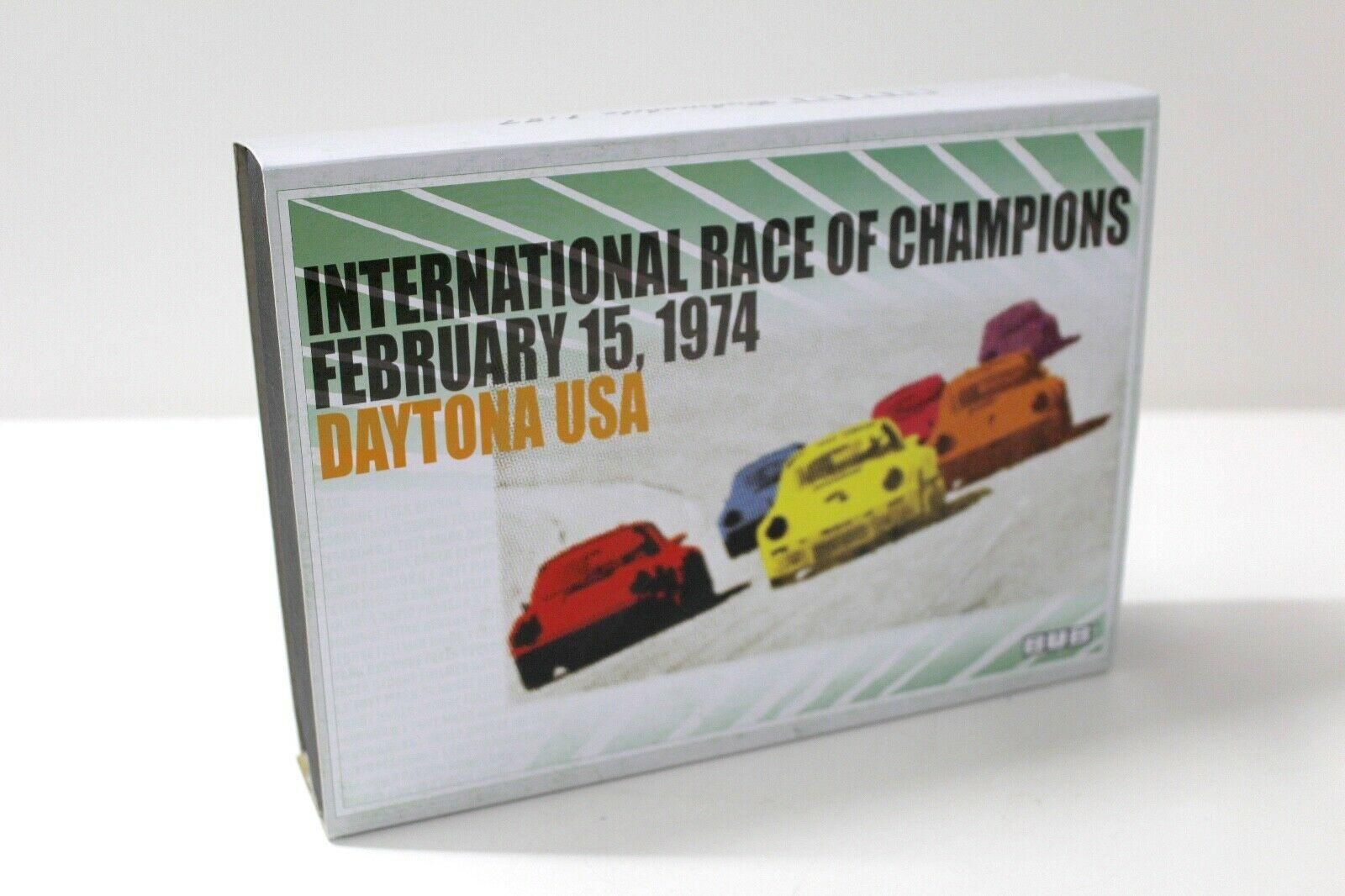 1:87 Bub mobil Porsche IROC SET Daytona USA 6x Porsche 911 3.0 RSR 1974