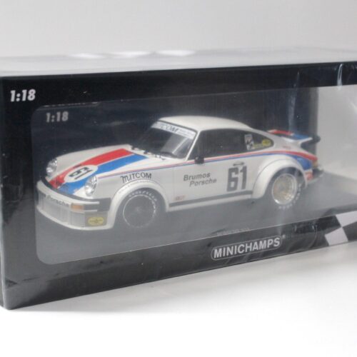 1:18 Minichamps Porsche 934 Brumos Racing #61 Gregg/ Busby 24h Daytona 1977