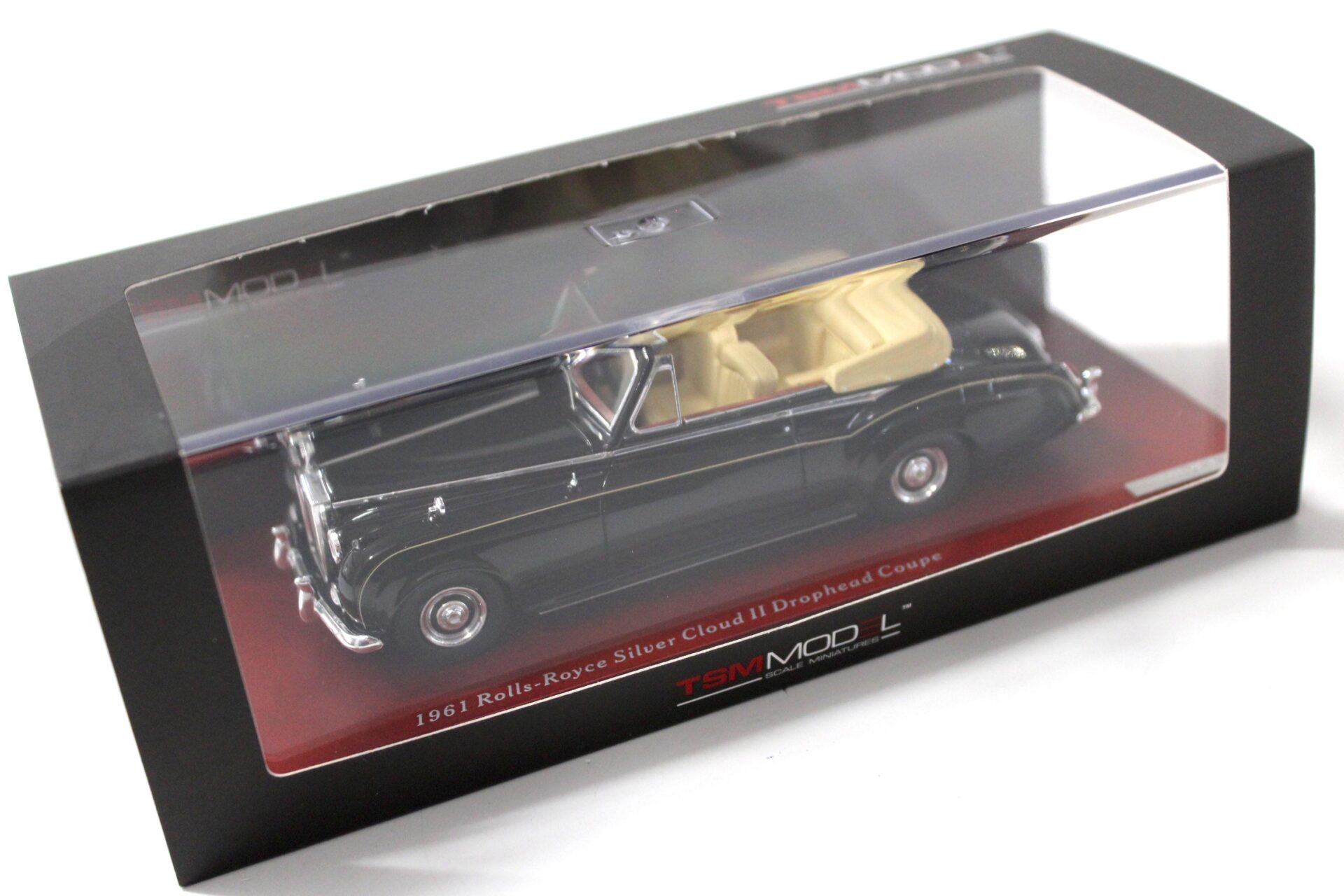 1:43 TSM True Scale 1961 Rolls Royce Silver Cloud II Drophead Coupe black