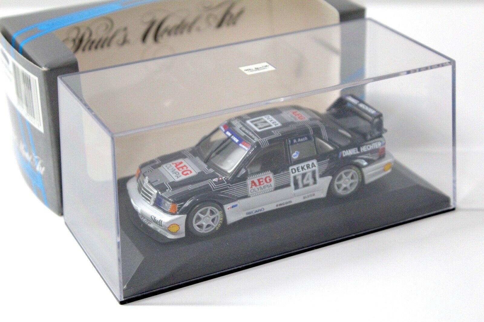 1:43 Minichamps Mercedes 190E Evo1 AEG Snobeck Asch #14