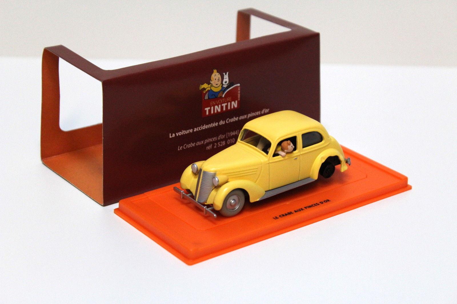 ID 48721 orig.jpg 1:43 TINTIN Voiture Accidentee yellow "Tim und Struppi"