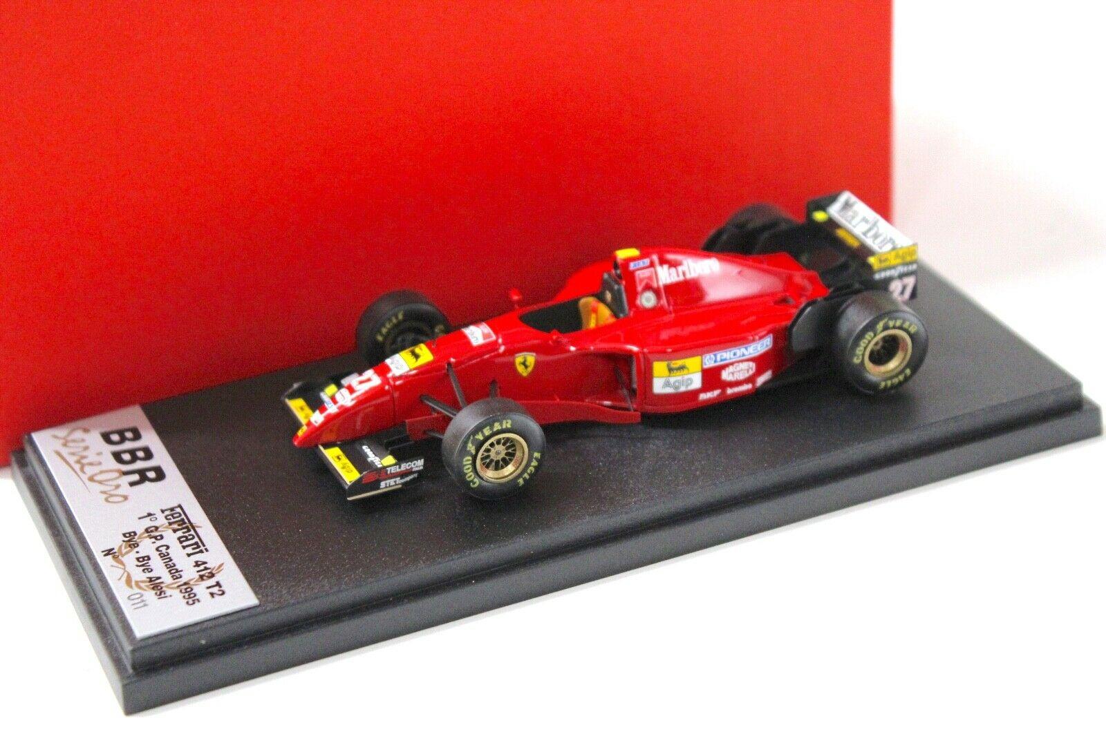 1:43 BBR () F1 Ferrari 412 T2 GP Canada 1995 Bye Bye Alesi