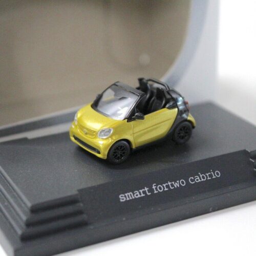 1:87 Busch Smart Fortwo Cabrio yellow/ black DEALER VERSION