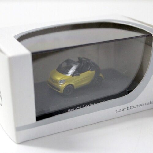 1:87 Busch Smart Fortwo Cabrio yellow/ black DEALER VERSION