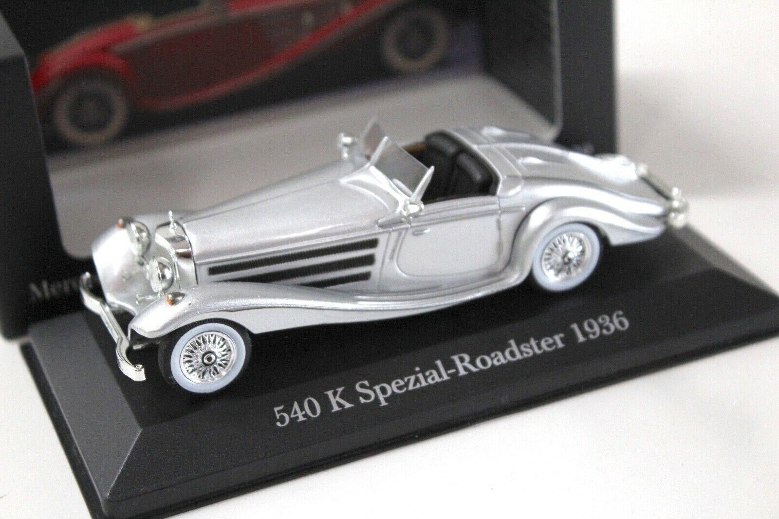 ID 48906 orig.jpg 1:43 Premium Collectibles Mercedes 540K Spezial silver DEALER VERSION