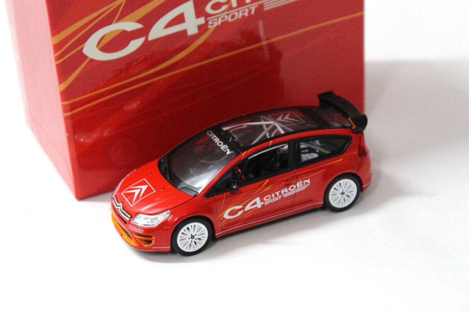 1:43 Norev Citroen C4 Sport Rally 2006 red