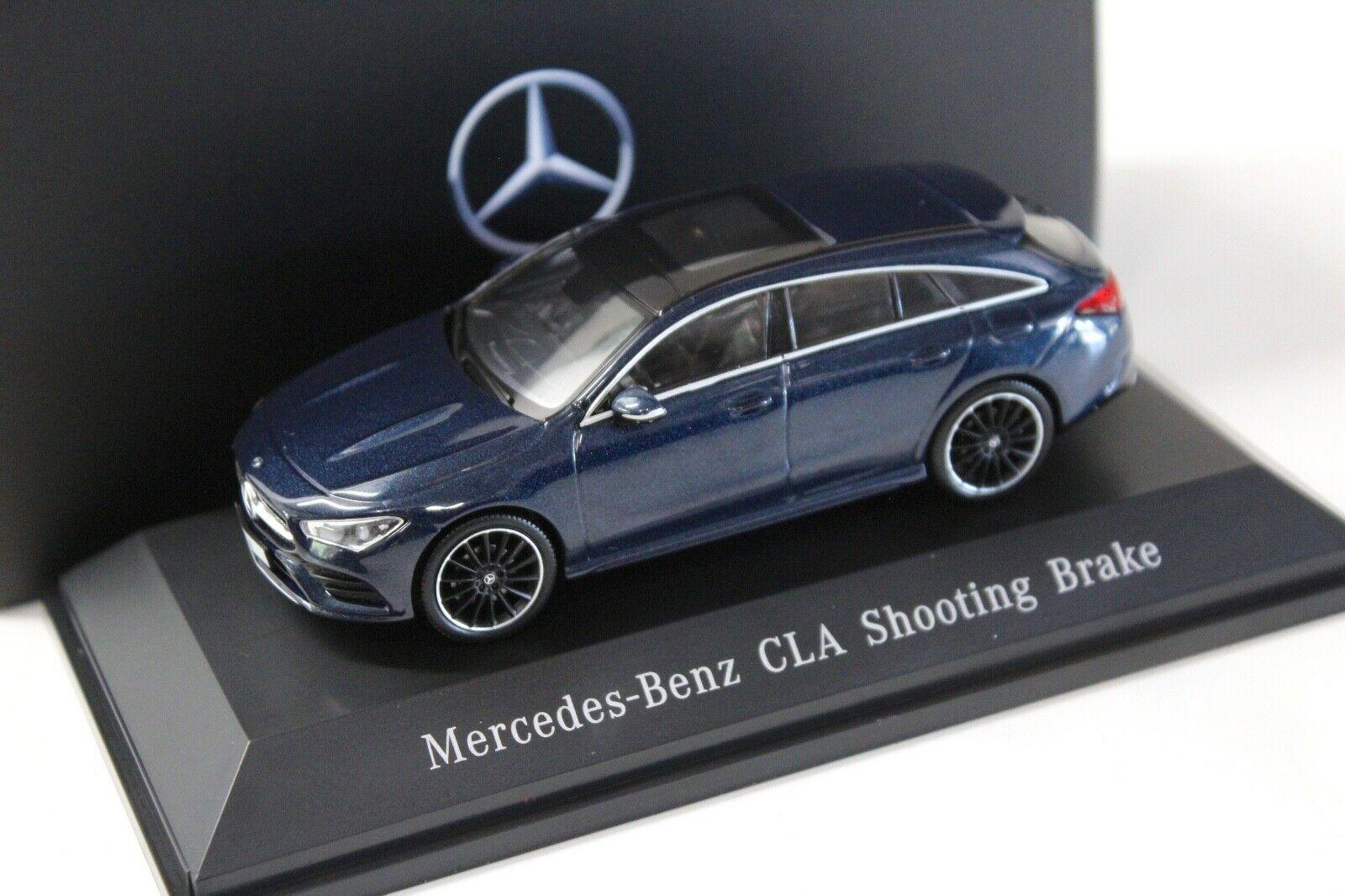 1:43 Spark Mercedes CLA Shooting Brake blue 2019 DEALER VERSION