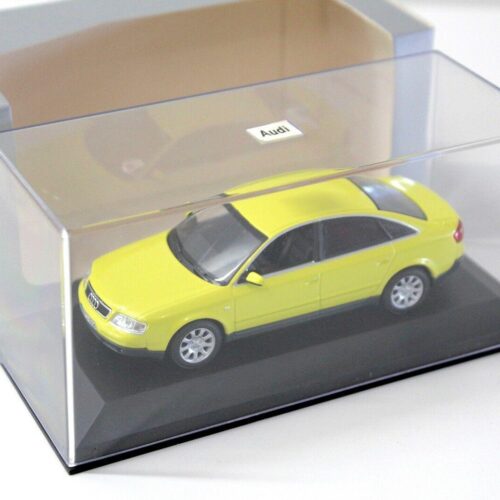 1:43 Minichamps Audi A6 (C5) Limousine yellow DEALER VERSION