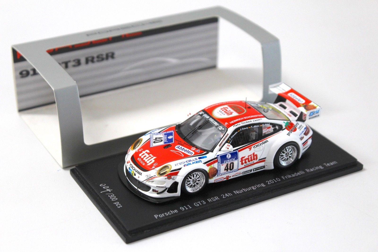 1:43 Spark Porsche 911 997 GT3 RSR 24h Frikadelli 2010 #40 DEALER VERSION