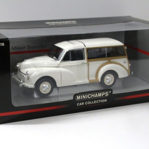 1:18 Minichamps Morris Minor Traveler white - Image 4