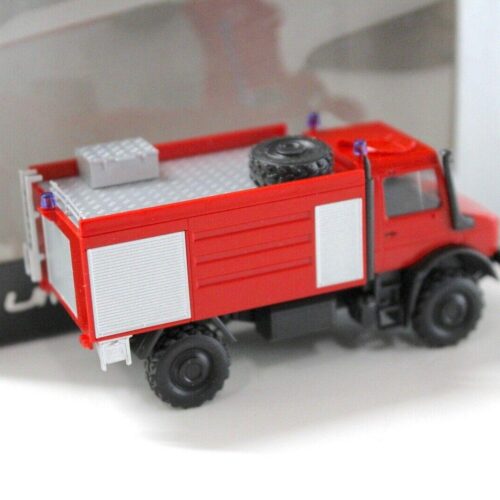 1:87 Busch Mercedes Unimog U5023 Feuerwehr red DEALER VERSION