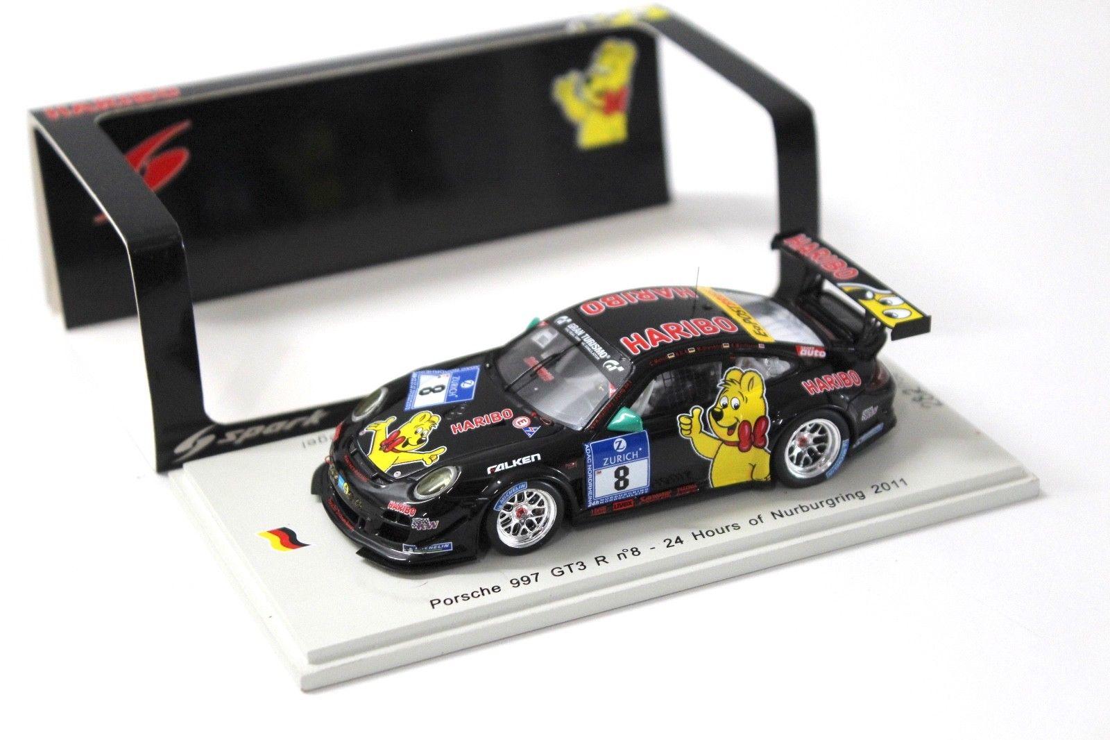 1:43 Spark Porsche 911 GT3 R 24h 2011 HARIBO #8