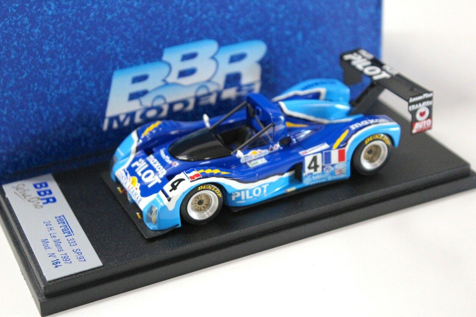 ID 50019 orig.jpg 1:43 BBR Ferrari 333 SP/97 24h Le Mans 1997 "PILOT" #4 blue