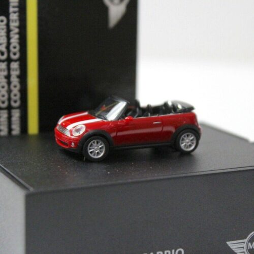 1:87 Herpa Mini Cooper R57 Convertible red DEALER VERSION