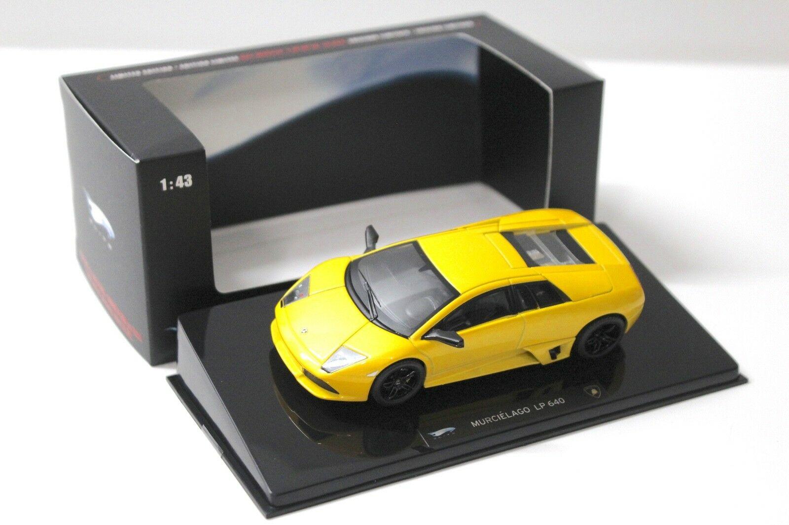 1:43 Hot Wheels Elite Lamborghini Murcielago LP640 yellow