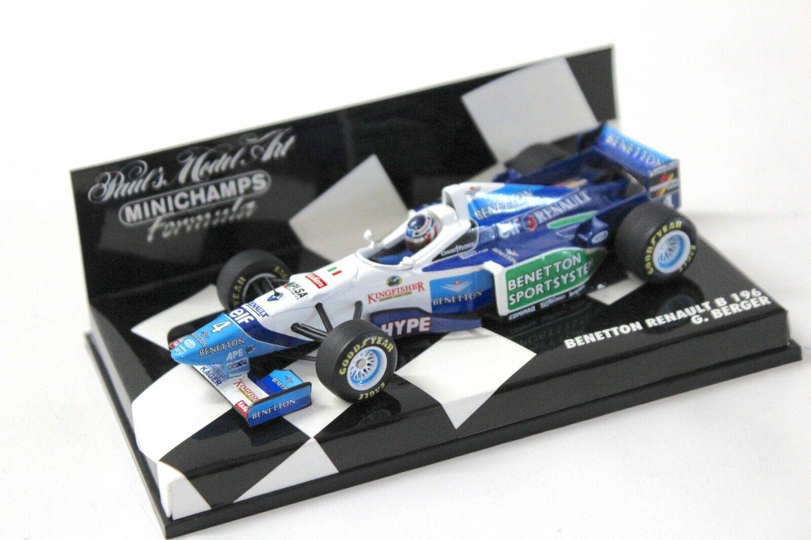 1:43 Minichamps Benetton Renault B196 G.Berger #4