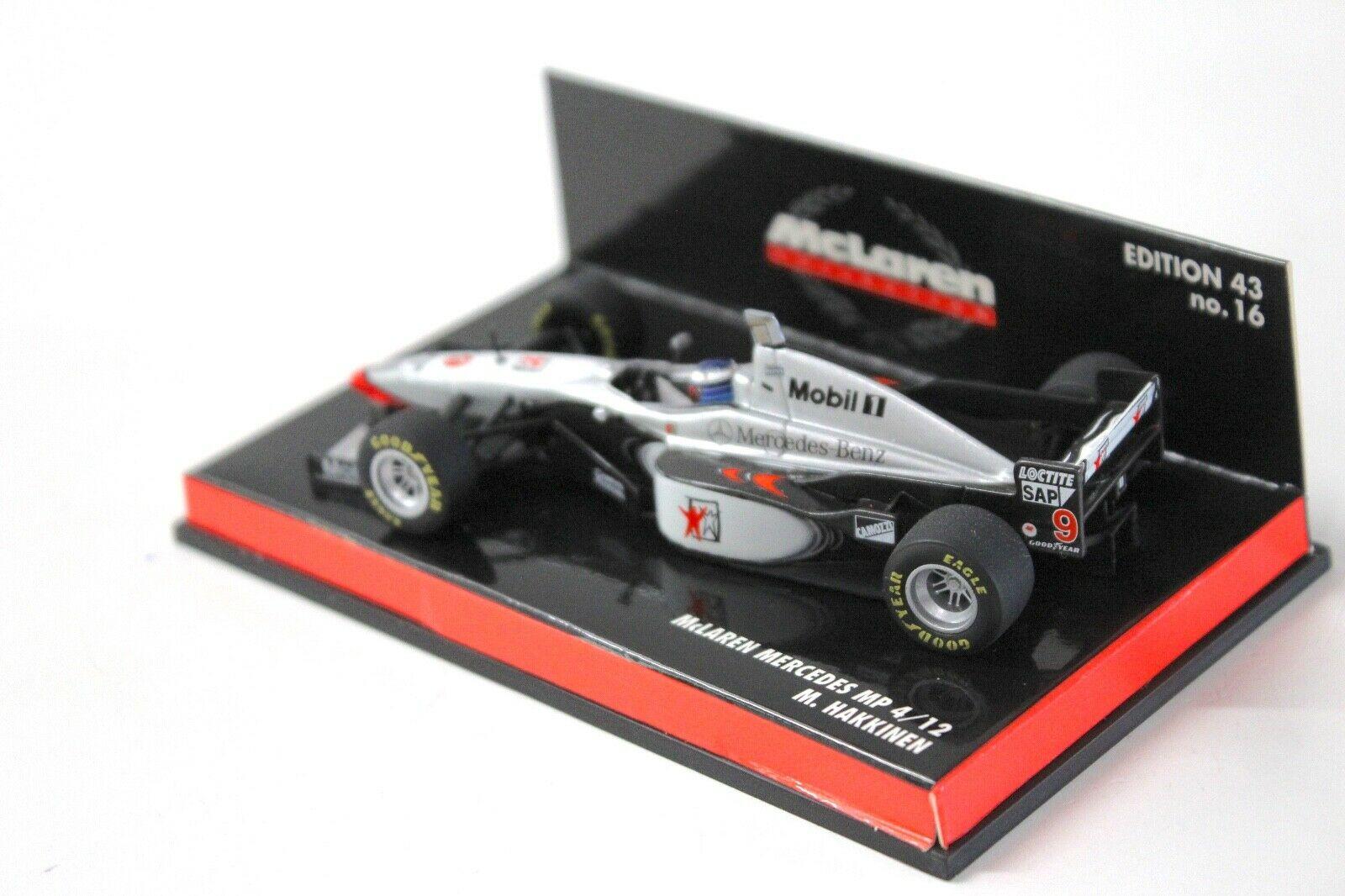 1:43 Minichamps McLaren Mercedes MP4/12 Hakkinen #9