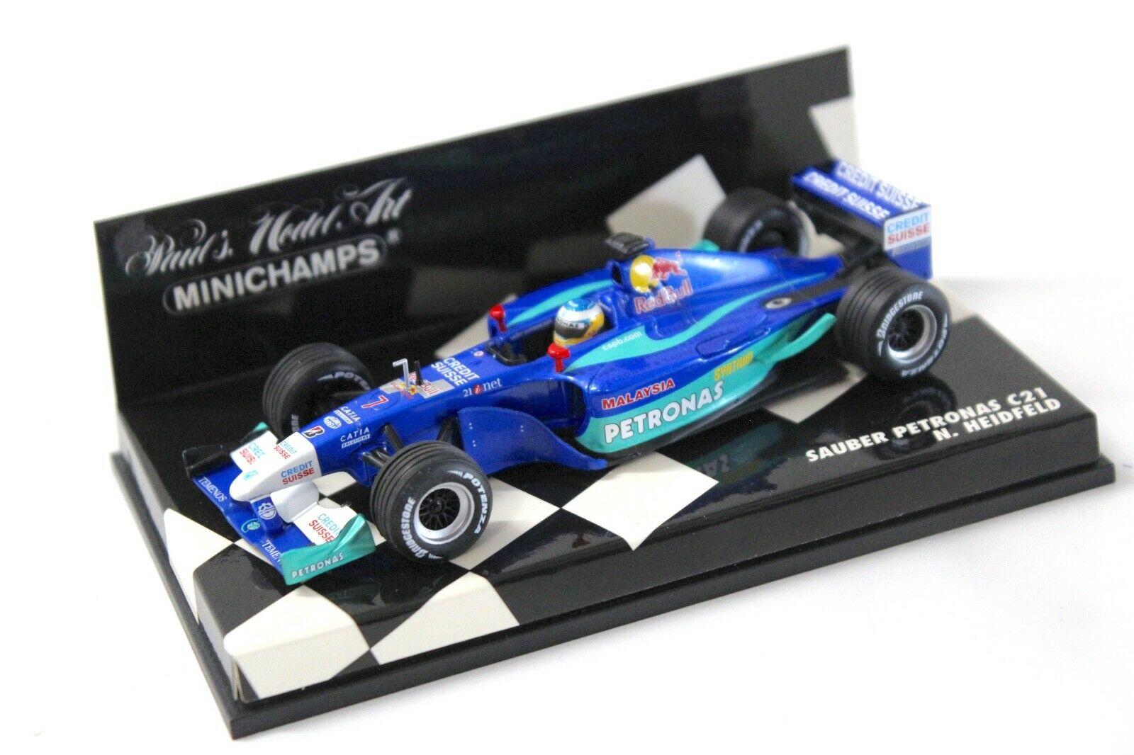 1:43 Minichamps Sauber Petronas C21 N.Heidfeld #7