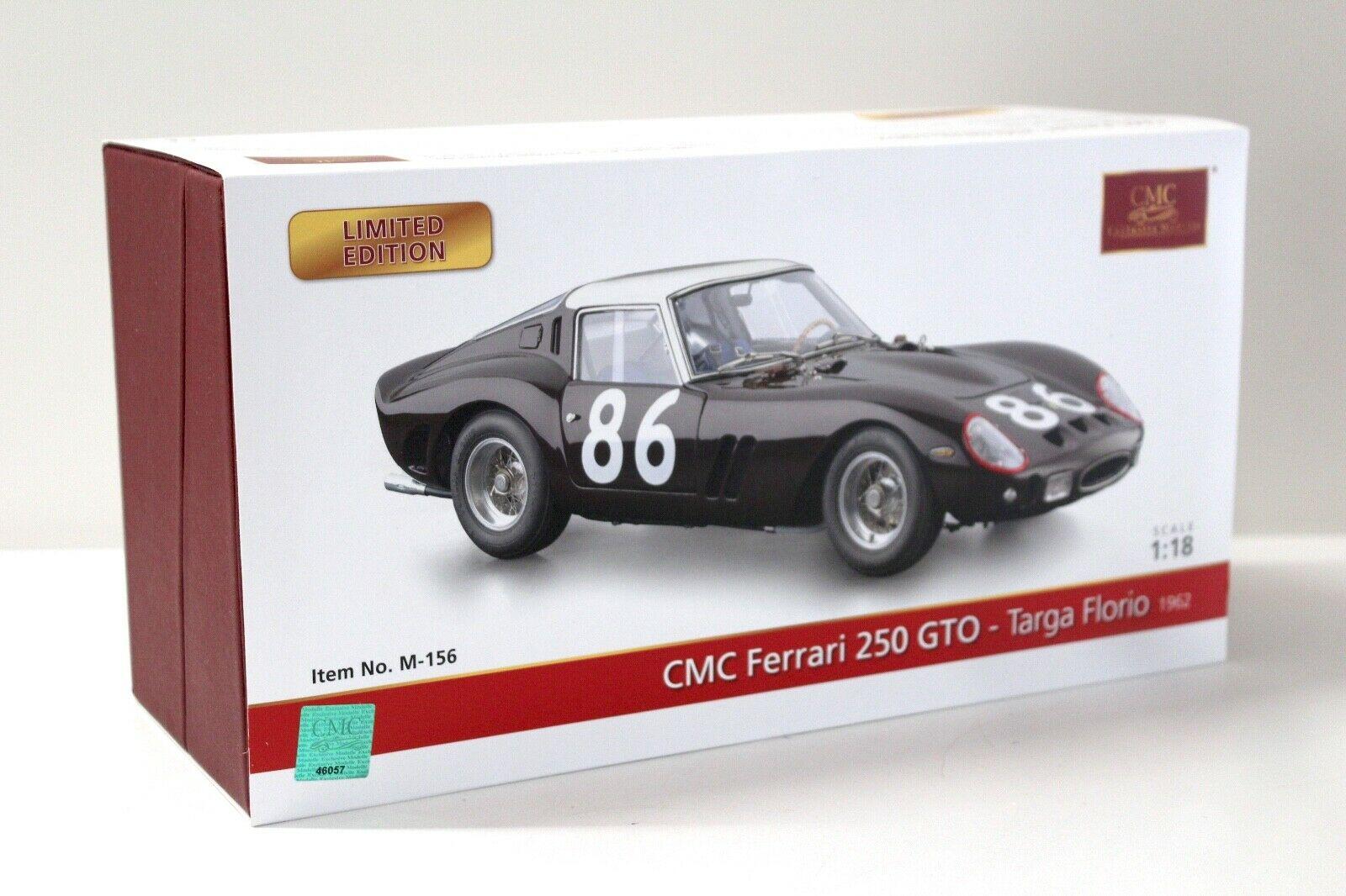CMC フェラーリ 250 GTO タルガ・フローリオ 1962 #86 1:18 CMC Ferrari 250 GTO Targa Florio #86 brown M-156 – Premium