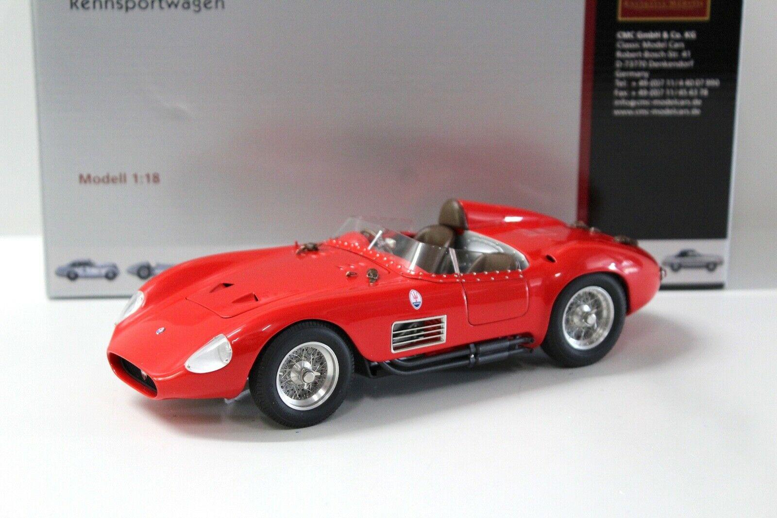 1:18 CMC Maserati 300S red 1956 Rennsportwagen M-105