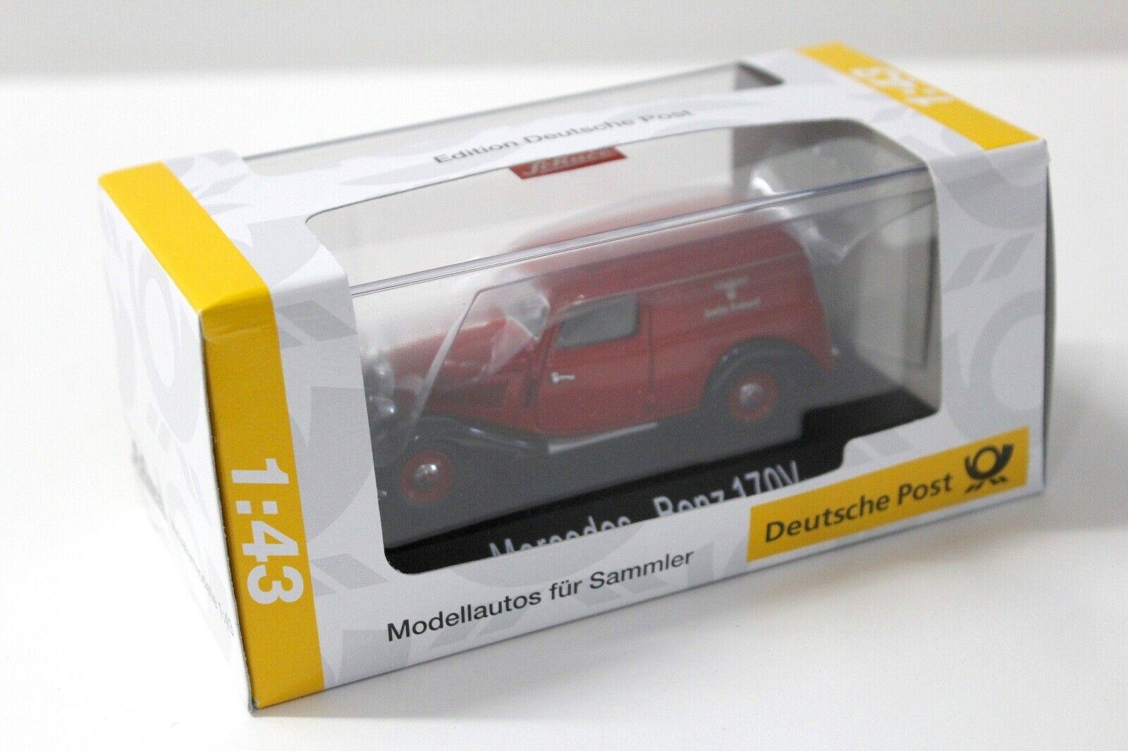 1:43 Schuco Mercedes 170V Deutsche Reichspost red