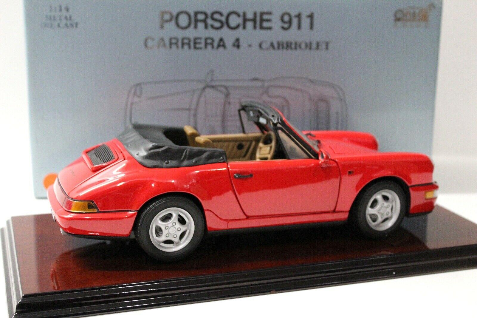 1:14 Anson Porsche 911 964 Carrera 4 Cabriolet red