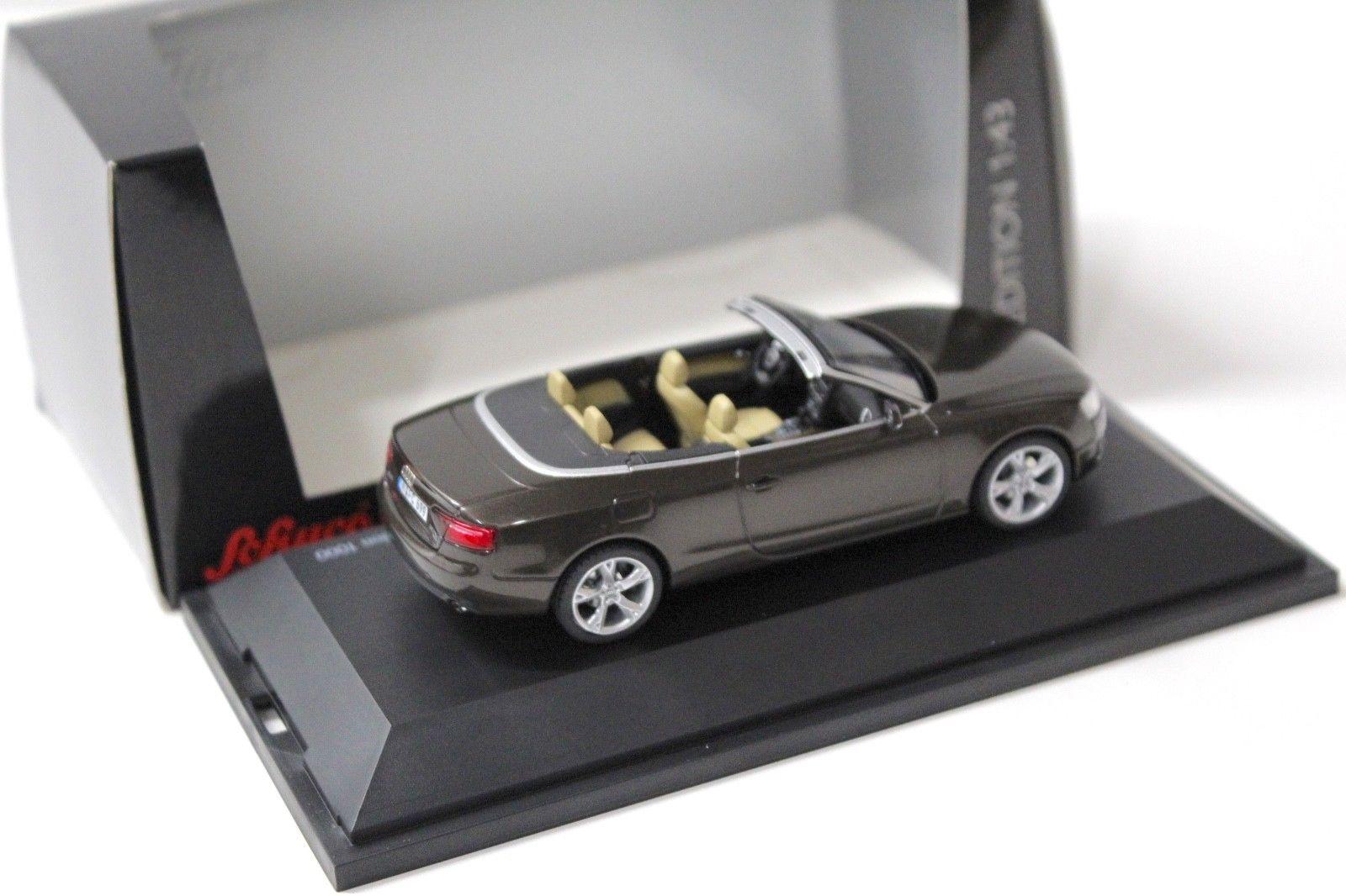 1:43 Schuco Audi A5 Cabriolet teak brown