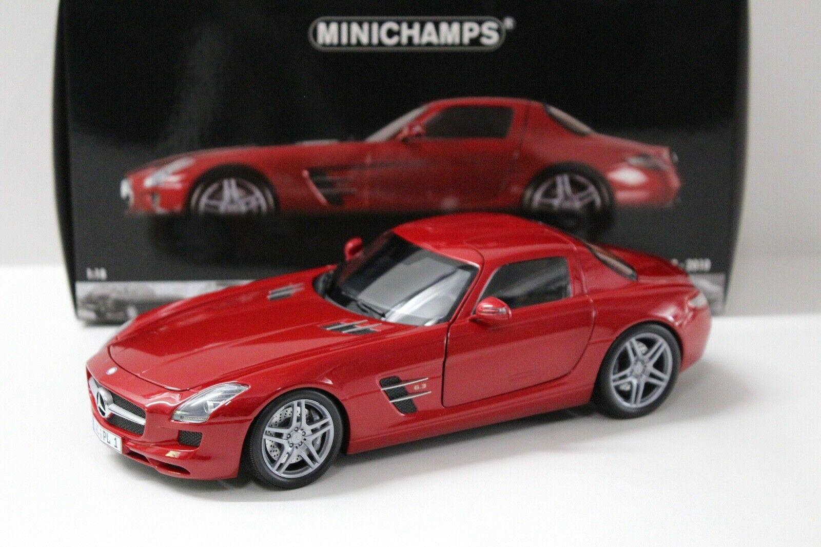 ID 51049 orig.jpg 1:18 Minichamps Mercedes SLS AMG Coupe red 2010